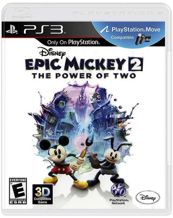Epic Mickey 2: The Power of Two box art for Playstation 3